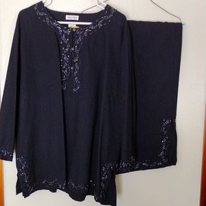 Paradise Midnight Blue Pant Suit